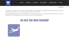 Desktop Screenshot of flowfreight.com