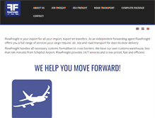 Tablet Screenshot of flowfreight.com